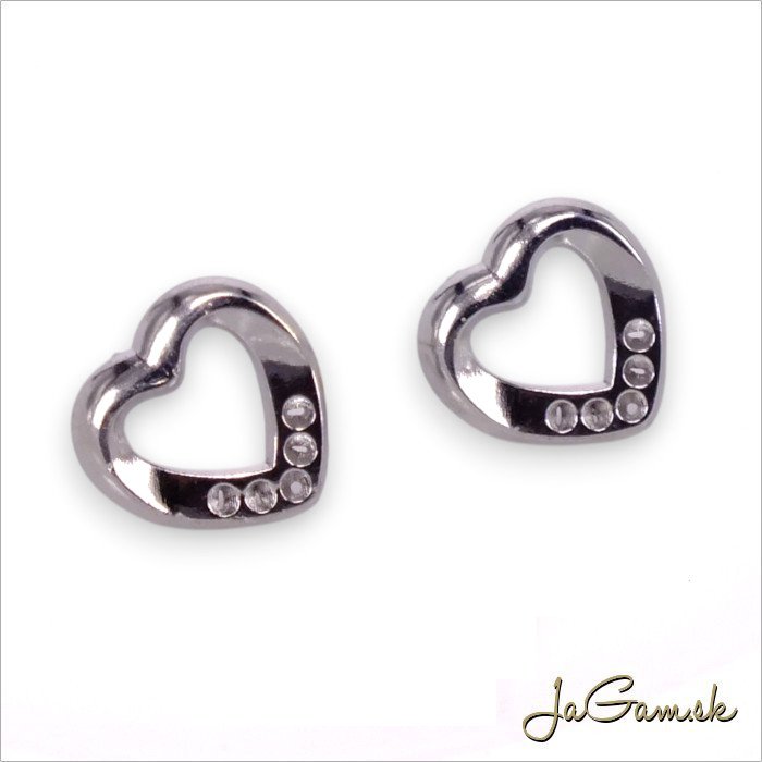 Náušnicové puzety 11mm CHIRURGICKÁ OCEĽ, 2ks (CH1678)